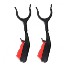 Paquete de 2 pinzas de agarre de 30 cm de alcance extendido para personas mayores y niños, herramienta de recogida ligera para uso domé