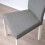IKEA KÄTTIL Chair-white/Knisa light grey 3