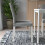 IKEA KÄTTIL Chair-white/Knisa light grey 2