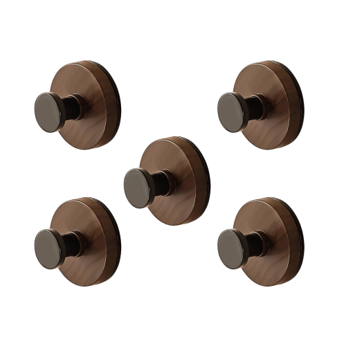 Suction Cup Hooks, 5-Pack Rust-Resistant Waterproof Towel Hooks for Bathroom, Kitchen, and Shower Use