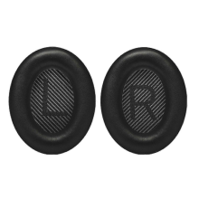 Replacement Ear Pads for Headphones, Soft Protein Leather Cushions for Comfortable Long Listening, Black, Durable and Ea
