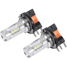 H15 LED žiarovky do svetlometov, 80W biele svetlo, balenie 2 ks, super jasná náhradná žiarovka pre autá