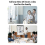 2 Pack Wireless Home Intercoms, Two-Way Voice Communication, Ultra Long Range, Portable Black Units 5