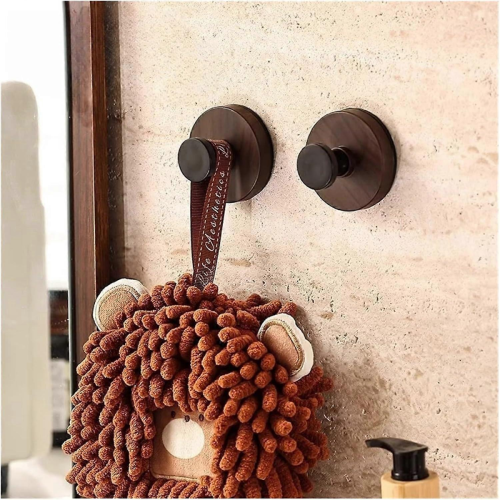 Suction Cup Hooks, 5-Pack Rust-Resistant Waterproof Towel Hooks for Bathroom, Kitchen, and Shower Use 1