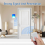 Wireless Doorbell with Loud Flash Alerts, 7 Bright Light Colors, 4 Volume Settings, 600 ft Range, Suitable for Elderly U 4