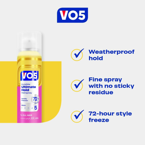 VO5 VO5 Ultimate Hold Hair Spray, 400ml 1