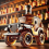 320ml Vintage Car Shaped Whiskey Decanter Γυάλινο μπουκάλι ποτού για δώρο μπαμπά και μπαρ στο σπίτι 3