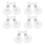 Multi Purpose Transparent Suction Cup Sign Clips, Adjustable Display Clips for Advertising and Positioning, 10 Pack 5