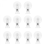 Multi Purpose Transparent Suction Cup Sign Clips, Adjustable Display Clips for Advertising and Positioning, 10 Pack 2