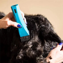8-Colors Pet Dog Cat Horse Metal Combs Set for Professional Animal Clipper Stainless Steel Attachment Guide Comb