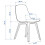 IKEA ODGER Anthracite Dining Chair 4
