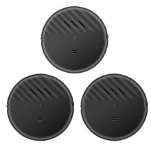 EverNary Window Vibration Alarm,3Pack 125dB Loud Ultra-Slim Anti-Theft Alarm for Door and Window Glass Break Sensor Alert with Adjustable Sensitivity