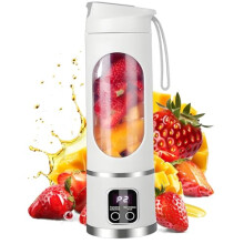 Livoravoli Portable Blender Smoothie Maker, 450ml Electric Mini Fresh Juice Maker, Powerful Mini Blender with USB for Fruits, Shakes, Smoothie,