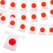 10m Japan Flag Polyester Bunting Banner 30pcs 2026 World Cup Party 14