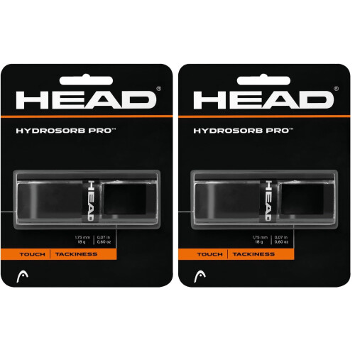 HEAD HEAD Hydrosorb Pro Grip Black Pack 2