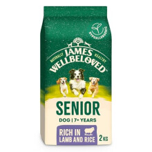 James Wellbeloved Dog Senior Hypoallergenic Dry Food Lamb and Rice 2 kg