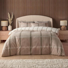 Silentnight Brushed Cotton Duvet Set - Soft Velvety Touch 100% Cotton - Cosy Feel Breathable Lightly Brushed Hypoallergenic - Button Fastening Duvet