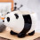 Panda Shape Yarn Bowl, Knitting Wool Storage Basket Round with Holes, Ceramic Glossy Surface Exquisite Texture 8