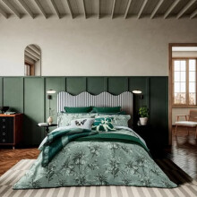 Ted Baker Mint Belmar Floral 3 Piece Duvet Cover Set (Double (200x200cm))