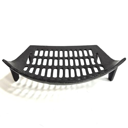 16 Inch Curved Fire Grate 4 Legs - Cast Iron