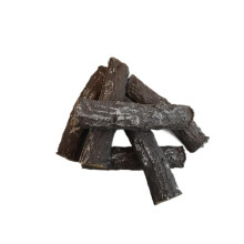 The Stove Wizard Camp Fire 6 Piece Ceramic Fireplace Log Set Realistic Heat Resistant Firewood for Gas Fires, Electric Fires, LPG Heaters Bio Ethanol