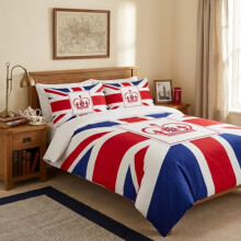 Adam Home 3D Digital Printed Union Jack Duvet Cover Set With Pillowcases Home Bedroom DÃcor Microfiber Single Bedding Set Made in UK |Union Jack with