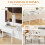 Folding Dining Table with Two Drop Leaves White 6