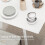 Folding Dining Table with Two Drop Leaves White 7