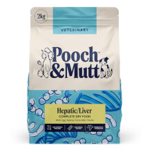 Pooch & Mutt â“ Hepatic/Liver Veterinary Diet Dog Food, Grain Free Complete Dry Dog Food, to Support Liver Disease or Chronic Insufficiency, 2kg