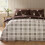 Catherine Lansfield Catherine Lansfield Stag Check Single Duvet Cover Set Chocolate 2