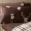Catherine Lansfield Catherine Lansfield Stag Check Single Duvet Cover Set Chocolate 3
