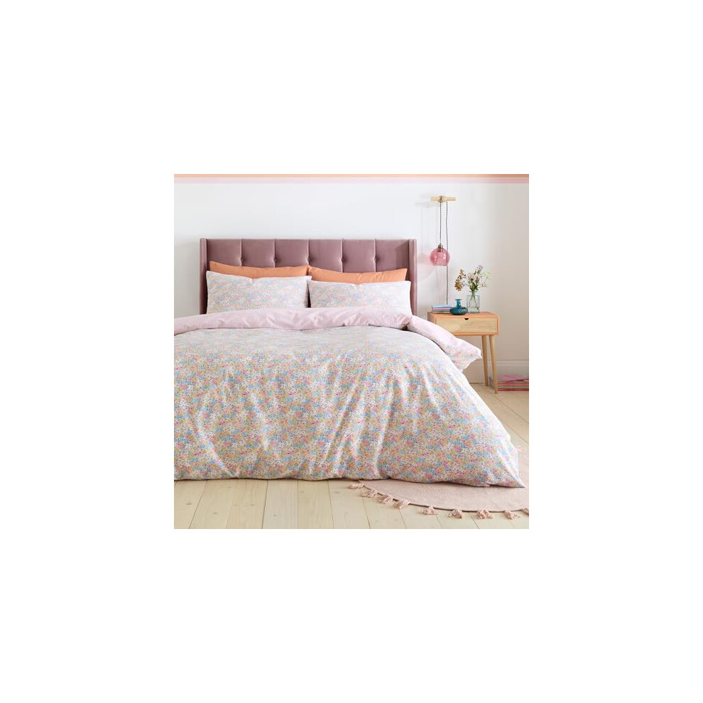 Catherine Lansfield Pink Countryside Duv Set - Image 4