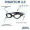 Zoggs Zoggs Phantom 2.0 Black Grey Clear 3