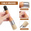 Chalk and Wax Brushes Include Flat and Round Chalked Paint Brush with Bristles, Multi-Use Brushes(4 Pieces) 4