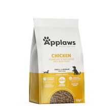 Applaws Complete and Grain Free Dry Adult Dog Food 12kg Chicken, Small Medium Breeds, High Protein Dog Kibble (Pack of 1)