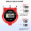 PULIVIA Sports Stopwatch Timer Lap Split Digital Clock Calendar Alarm 3