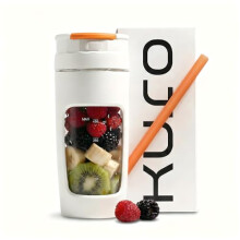 Kuro Portable Blender, 450ml, Leakproof Lid & Slip Sprout, Personal Smoothie Maker, For Protein Shakes, Smoothies, Fresh Juice and Other Drinks, Mini