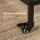 Mobile Folding Dining Table with Two Foldable Surfaces Brown 8