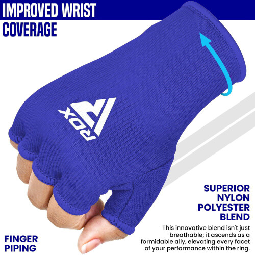 RDX Boxing Hand Wraps Inner Gloves Punching Half Finger Elasticated 1