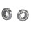 6002Z 15 x 32 x 9 mm shielded metal  bearings 5 pcs, Silver 6