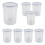 16 Sets Paint Container with Mixing  Touch  Paint Storage Cups for Repainting Leftover Paint,1000Ml 4