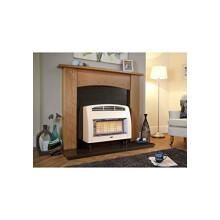 DESIGNER FIRE FLAVEL FORSC0EN CREAM STRATA GAS FIRE -EC