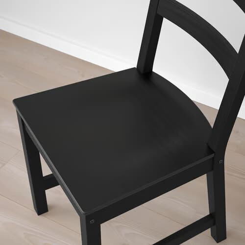 IKEA NORDVIKEN Dining Chair-Black 2