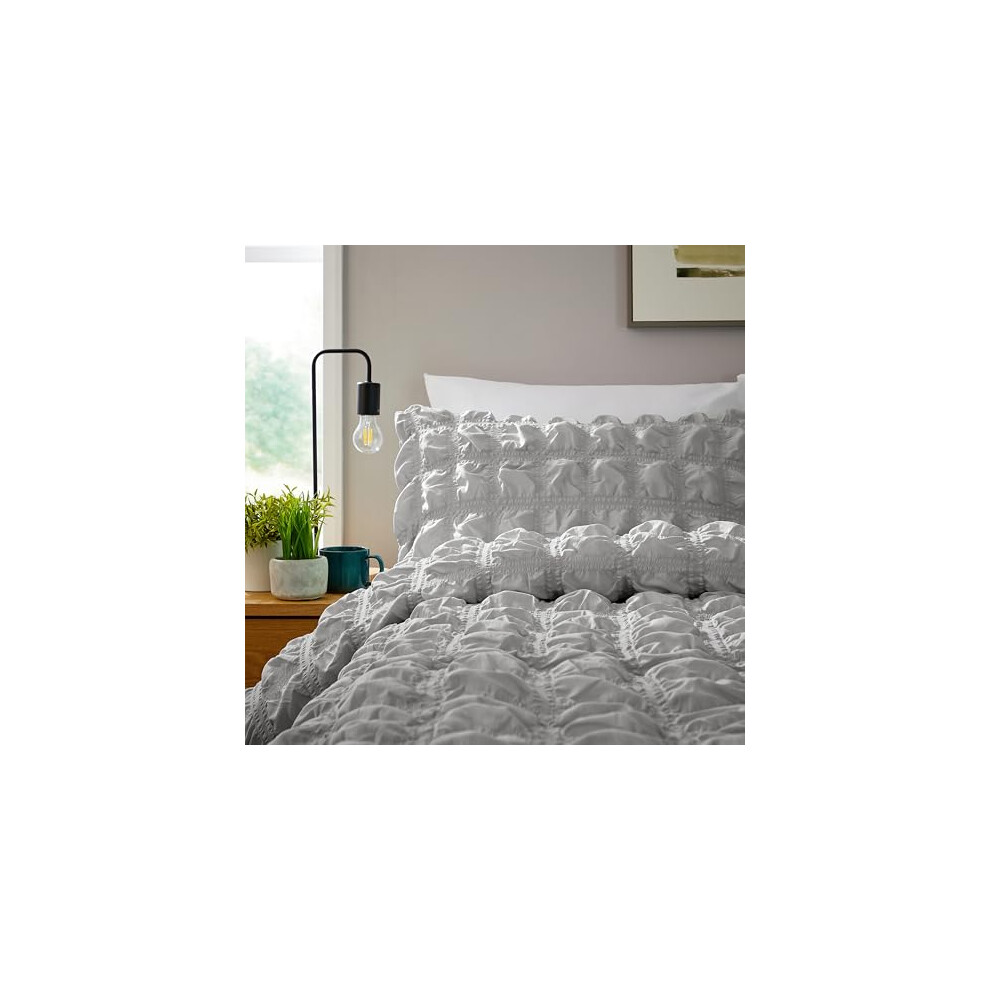 Olivia Rocco Soho Duvet Cover Set with Pillowcases Quilted Design Super ...