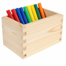 (15 x 10 x 9 cm) Creative Deco Aufbewahrungsbox Holzkiste ohne Deckel