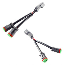 Y Type Leads Deutsch DT DTP 2 Pin Socket Adapter for LED Pod Work Light Retrofit Connectors Wiring Harness