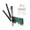 Wireless Card WiFi  PCI-E Express to PCI-E Adapter with 2 Antenna External for PC 2