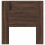 VidaXL vidaXL Storage Headboard with LED Brown Oak Engineered Wood 4