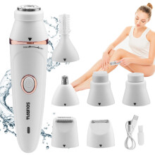 HATTEKER HT-518 Épilateur femmes rasoir le visage, les sourcils et le nez, sans filblanc