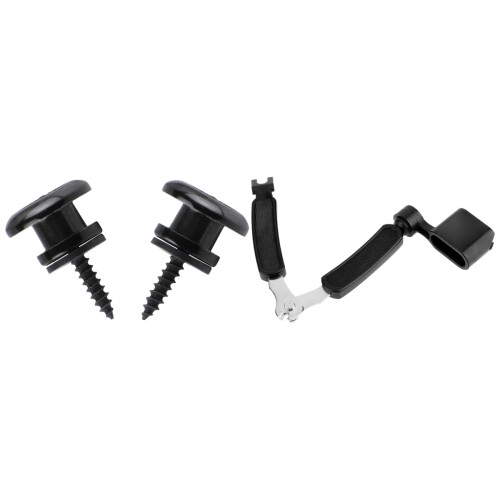 2Pcs Mushroom  Guitar Strap Buttons Strap & 3 in 1 Multifunction Guitar Accessories Guitar Peg String Winder